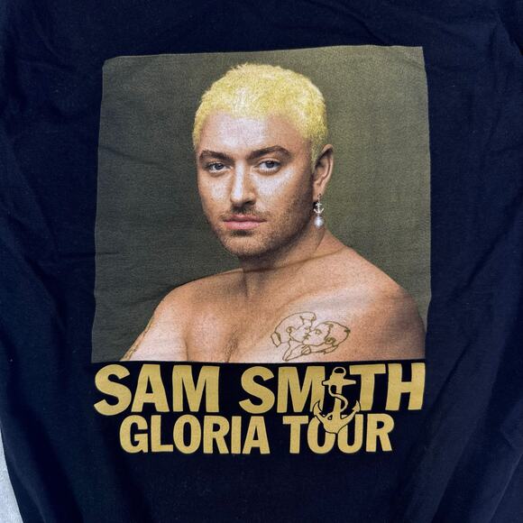 Sam Smith Gloria Tour streetwear casual graphic tshirt mens Medium - Picture 3 of 7